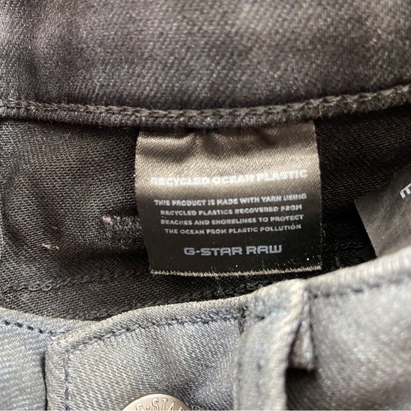 G-STAR Raw jeans Motac Deconstructed 3D mid waist skinny dark grey 24 - Picture 9 of 15
